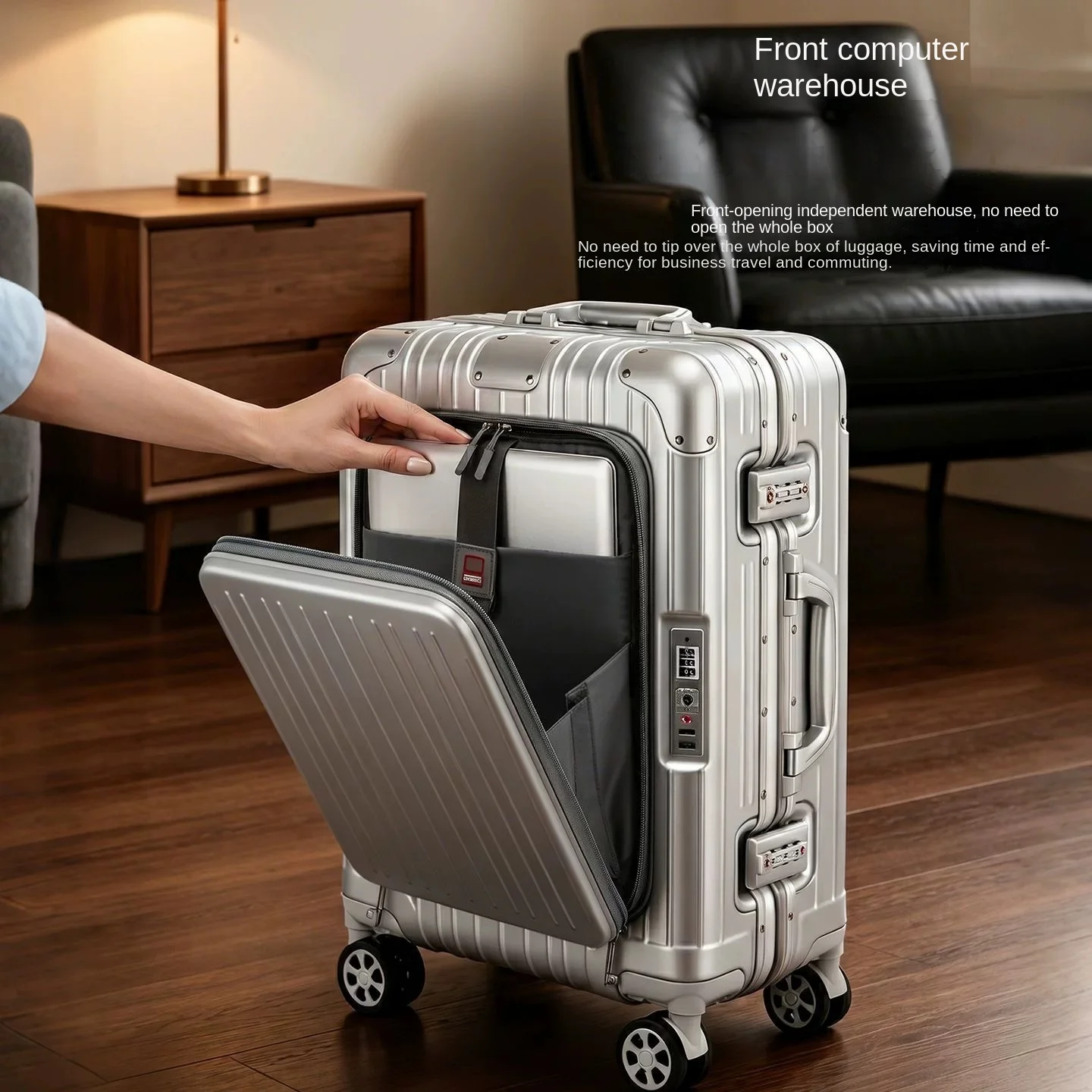 Valise de voyage à ouverture f - Spinner Wheel Rolling Suitcase 20 Inch avis et prix