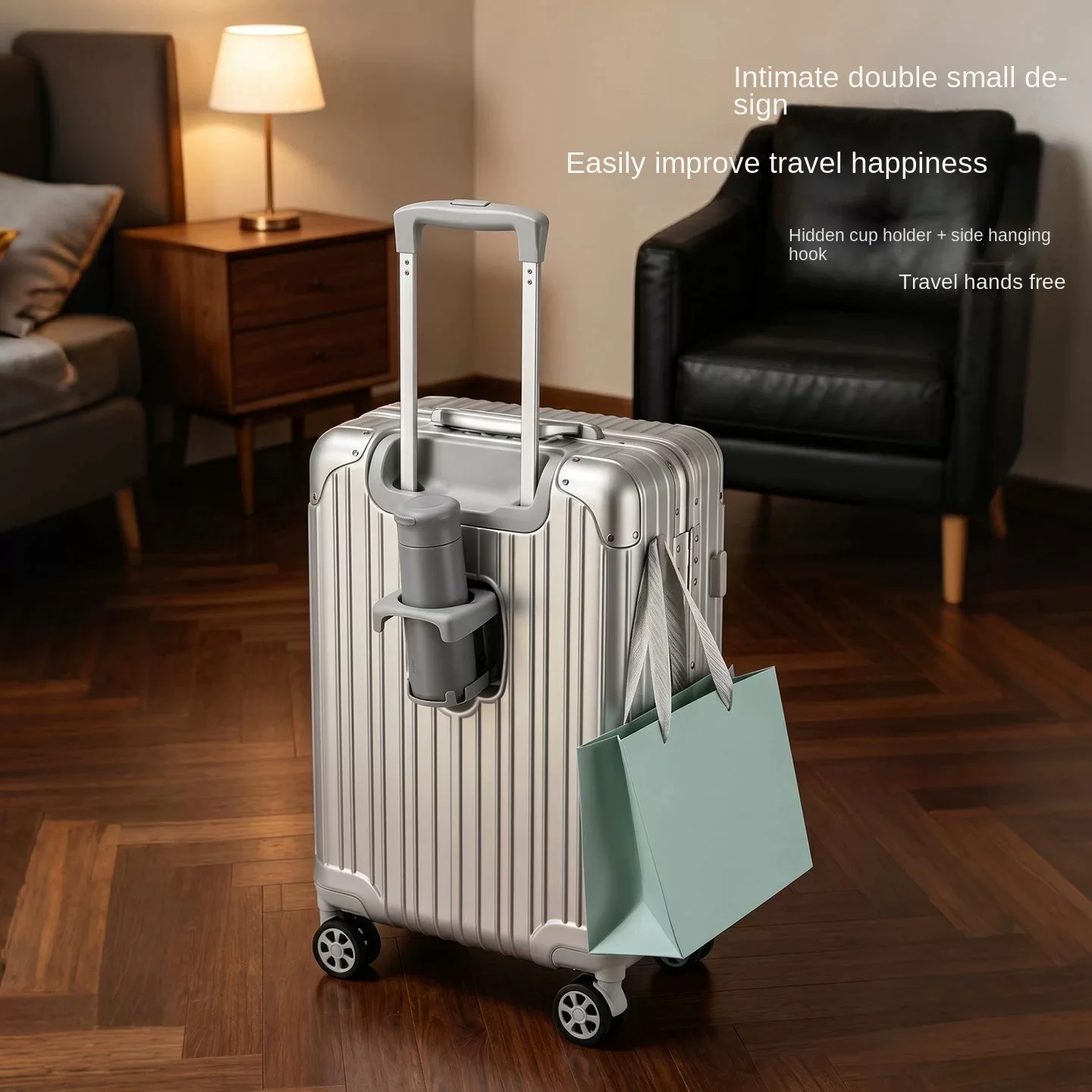 Valise de voyage à ouverture f - Spinner Wheel Rolling Suitcase 20 Inch avis et prix